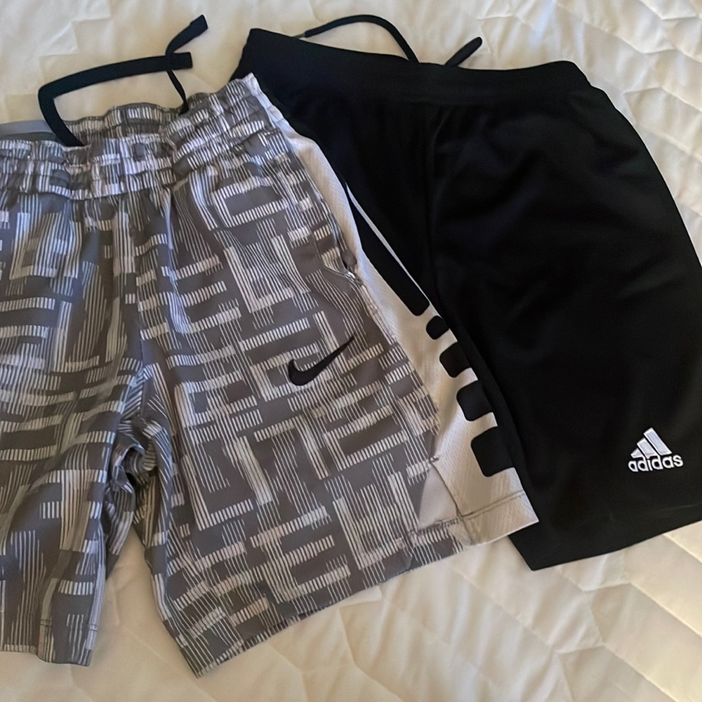Adidas and Nike shorts